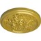 Ekena Millwork Katheryn Ceiling Medallion (Fits Canopies up to 2 1/8"), Hand-Painted Rich Gold, 14 1/2"OD x 2 3/4"P CM14KTRGS - alternate 2